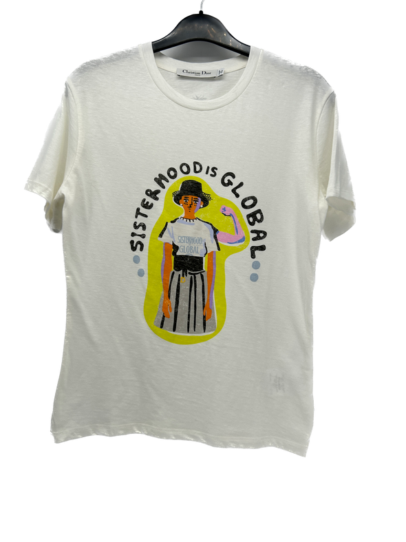 T-shirt blanc avec imprimé