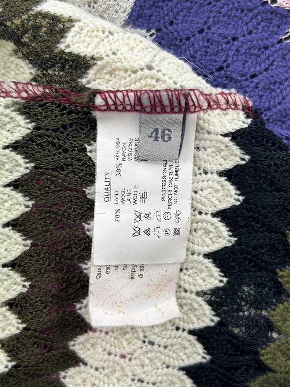 Robe multicolore à rayures