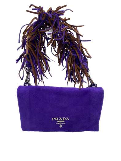 Sac en daim violet