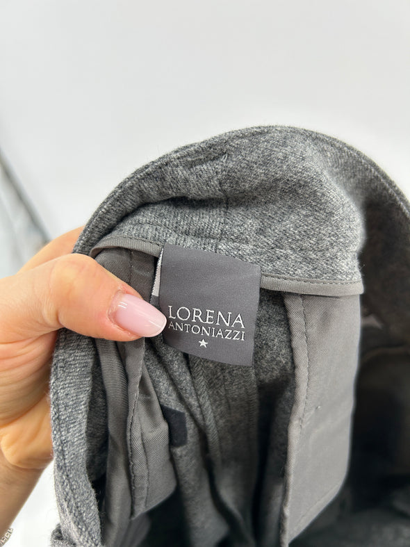 Pantalon en laine gris