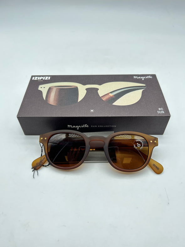 Lunettes de soleil marron