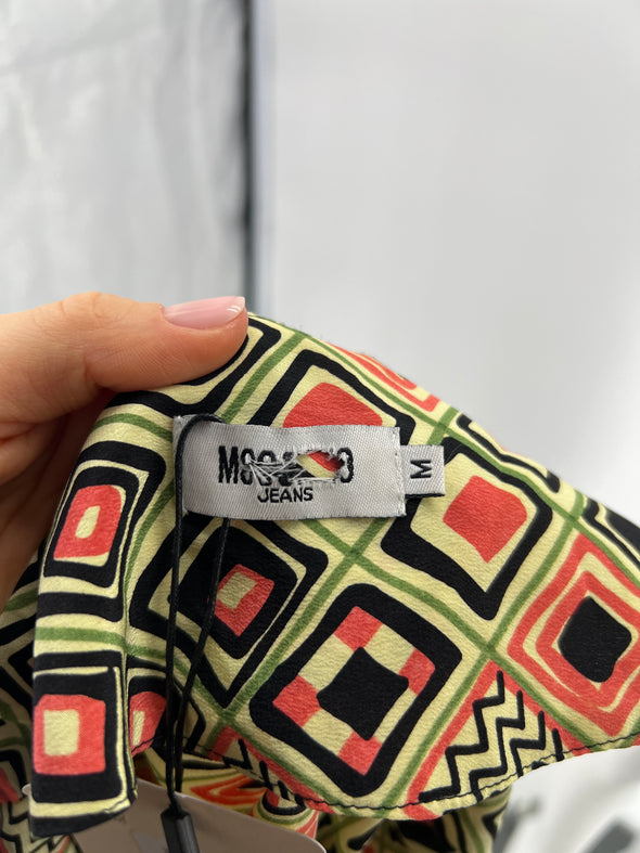 Robe multicolore en soie