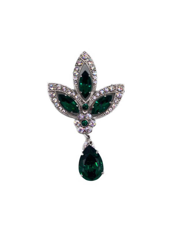 Broche verte