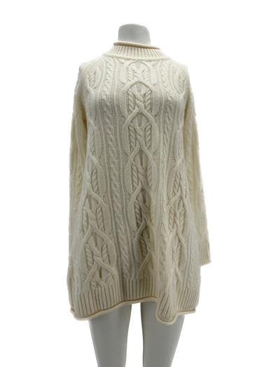 Pull en cachemire écru