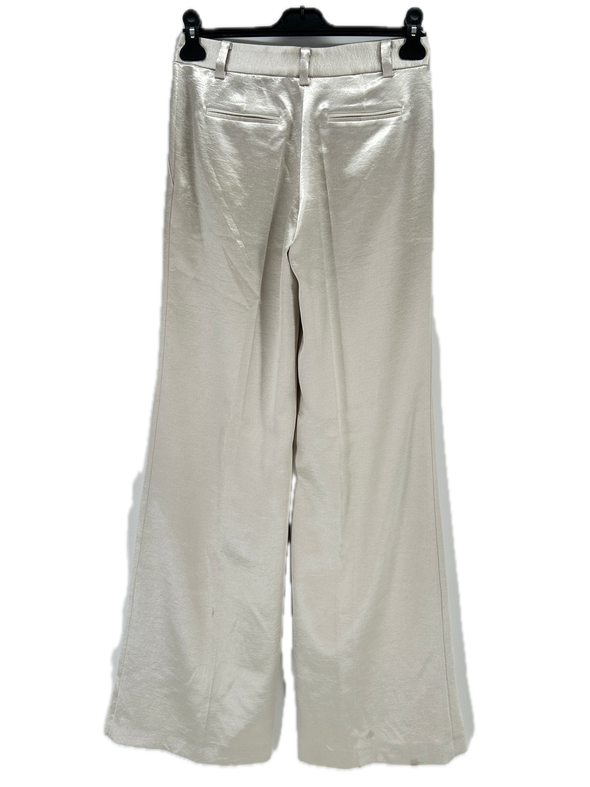 Pantalon satiné gris