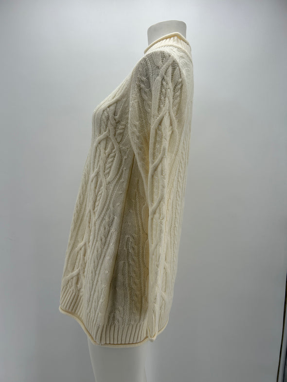 Pull en cachemire écru