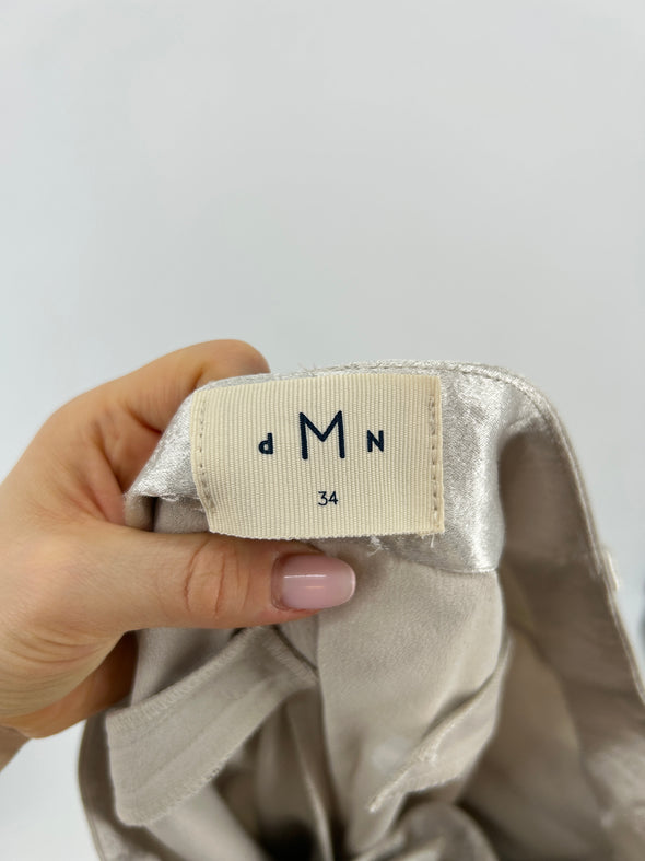 Pantalon satiné gris