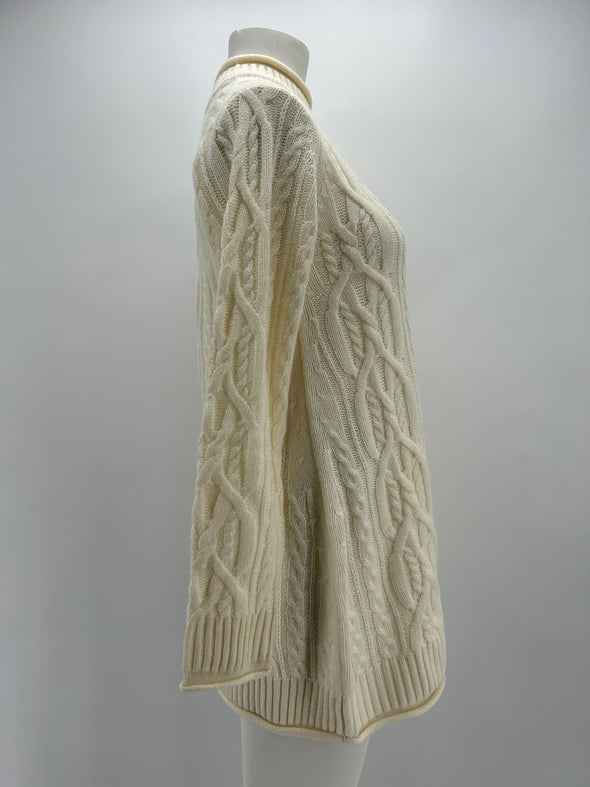 Pull en cachemire écru