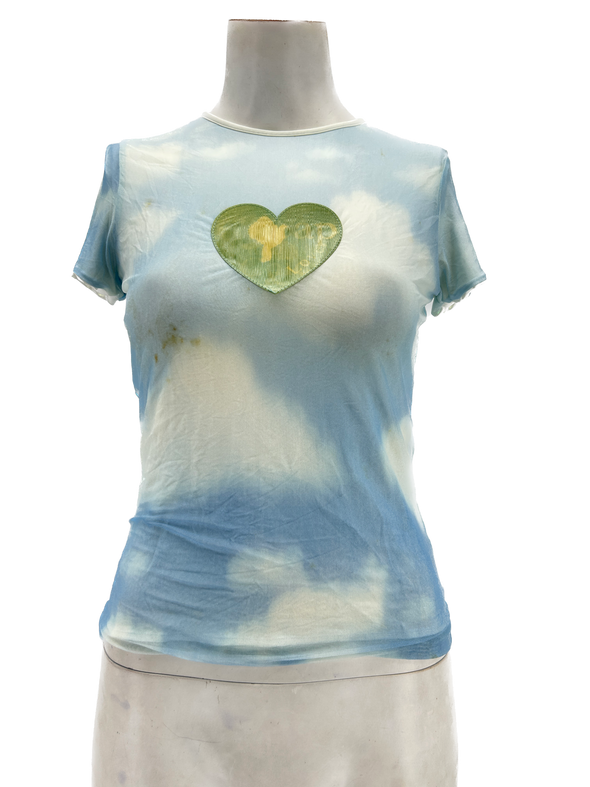 T-shirt imprimé nuage