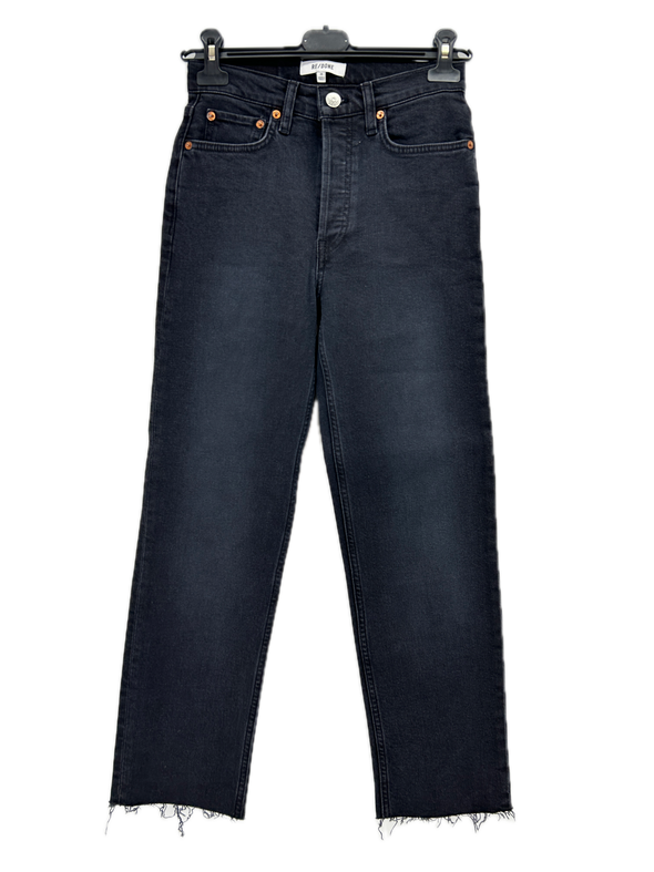 Jean noir "70's Stove Pipe"
