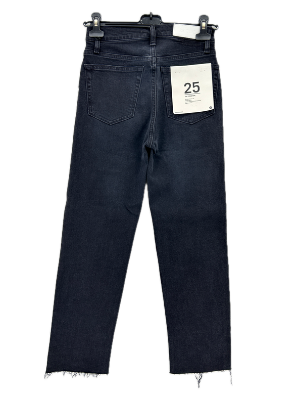 Jean noir "70's Stove Pipe"