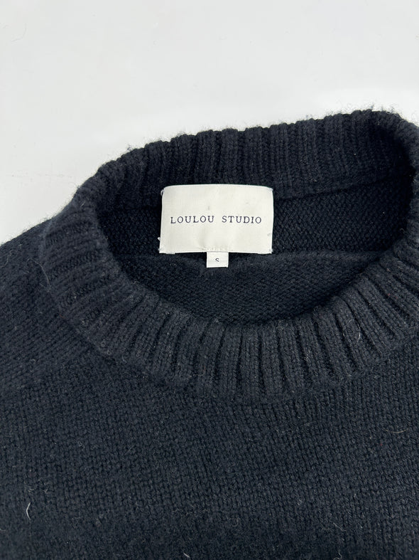 Pull noir "Safi"