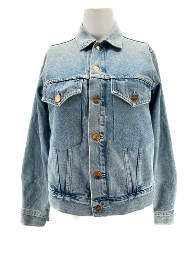 Veste en jean bleu