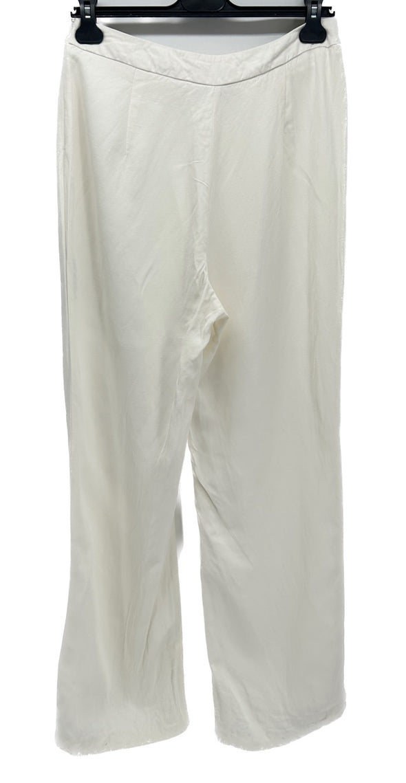 Pantalon blanc asymétrique