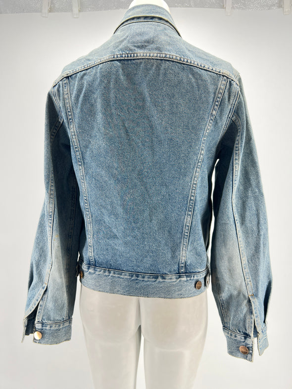 Veste en jean bleu