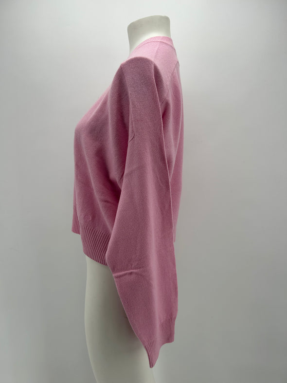 Pull en cachemire rose