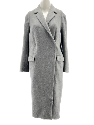 Long manteau gris