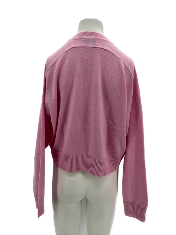 Pull en cachemire rose