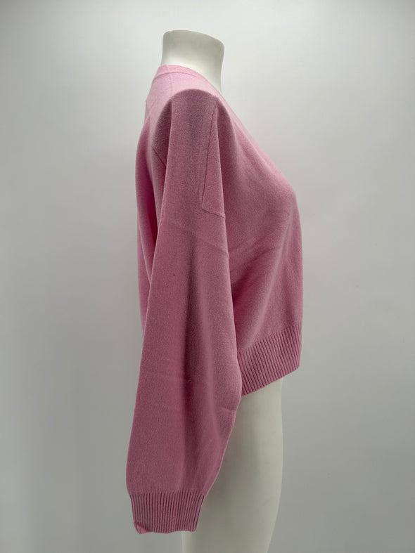 Pull en cachemire rose