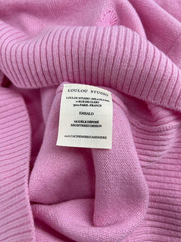 Pull en cachemire rose