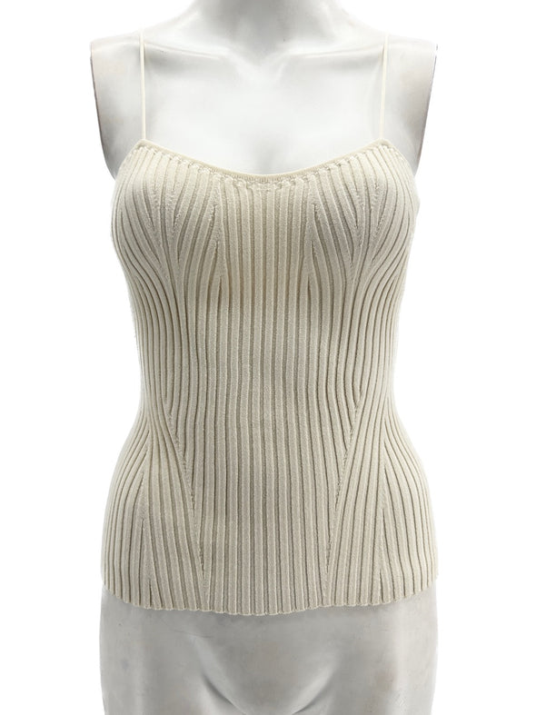 Top en maille beige