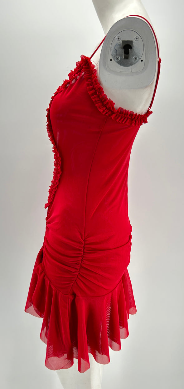 Robe rouge "Mini Fatale"