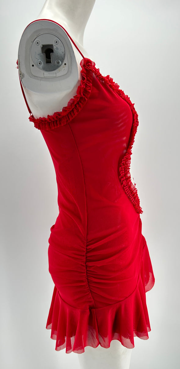 Robe rouge "Mini Fatale"