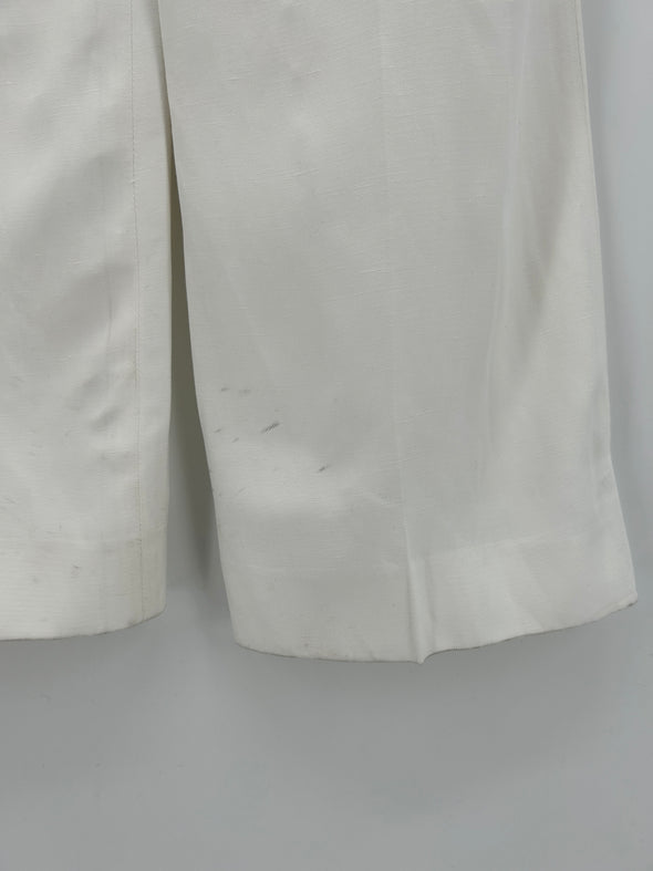 Pantalon de tailleur blanc