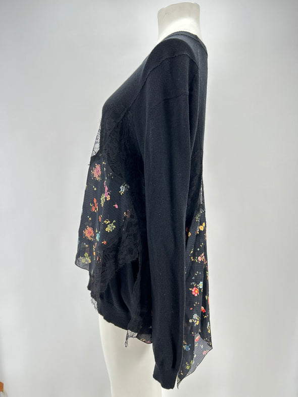 Pull en laine noir