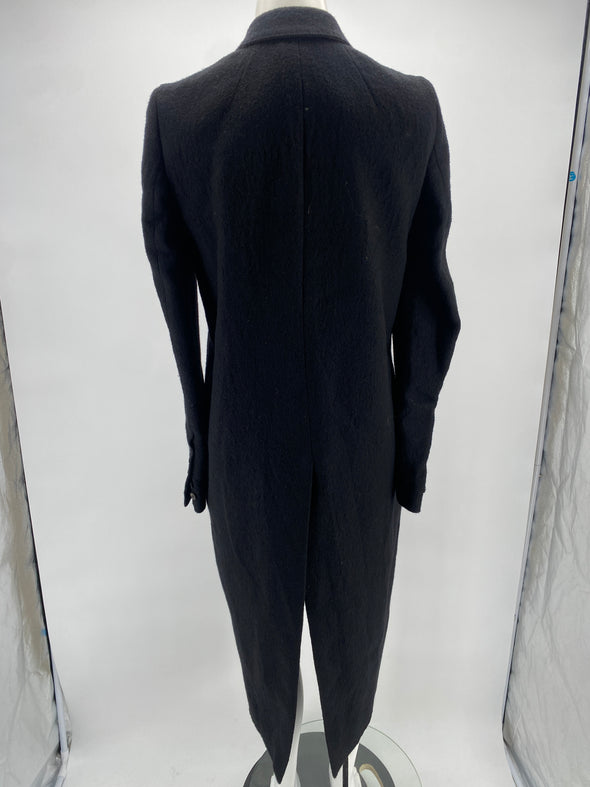 Manteau noir en laine