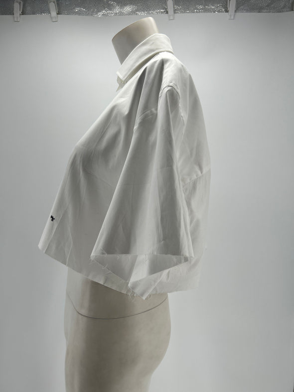 Chemise en coton blanc