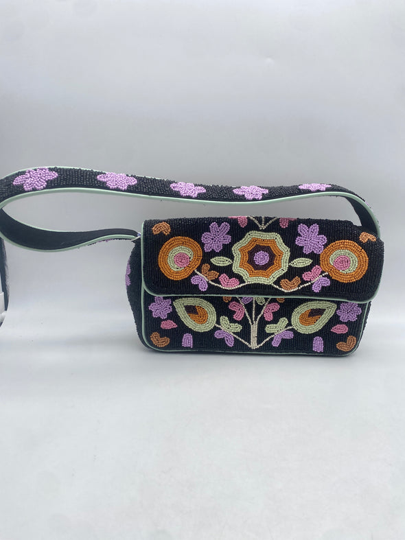 Sac baguette brodée