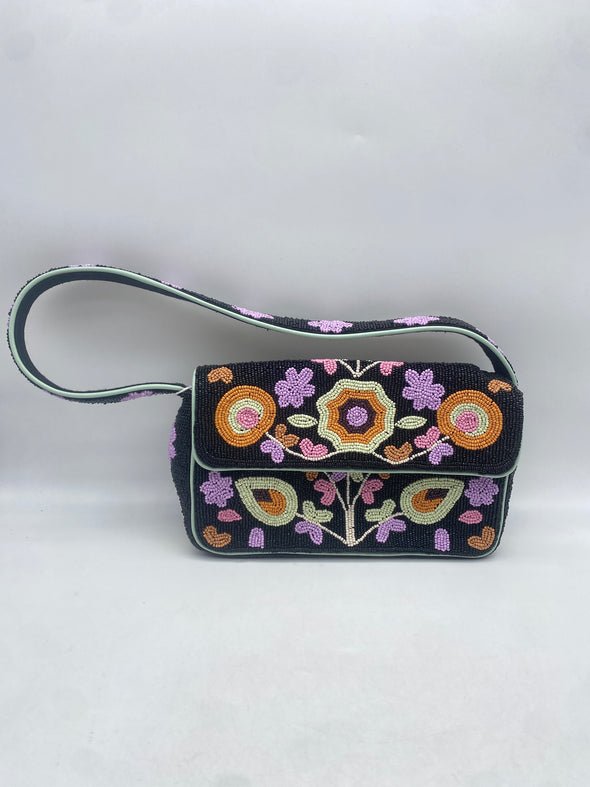 Sac baguette brodée