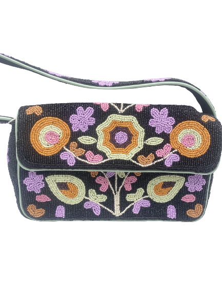 Sac baguette brodée