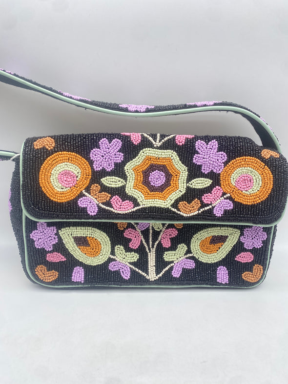 Sac baguette brodée