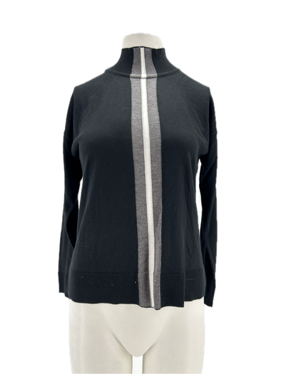 Pull Col roulé noir