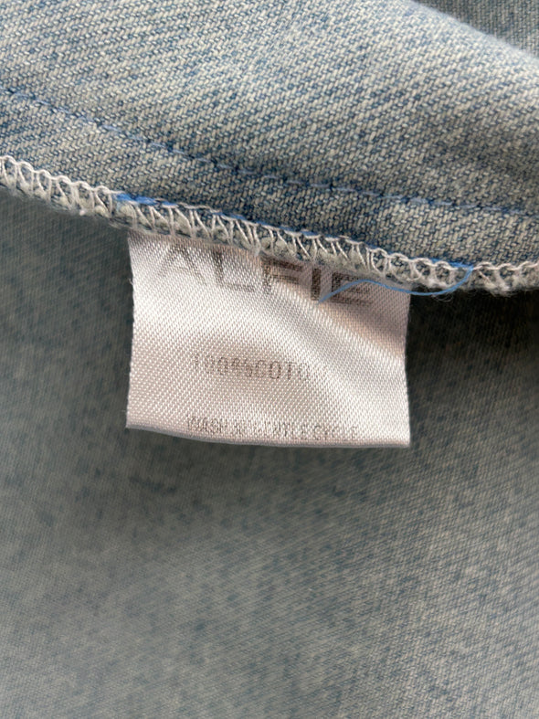 Chemise en denim bleue