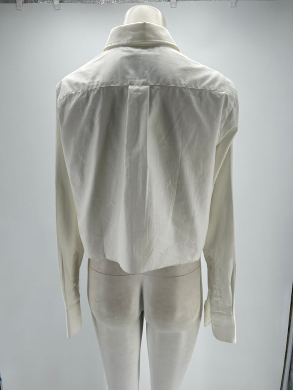 Chemise en coton blanc