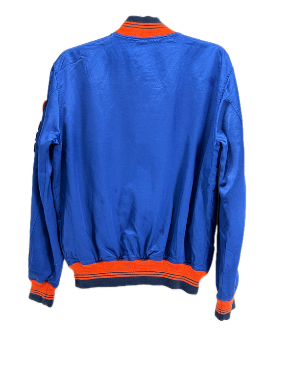 Blouson Teddy bleu