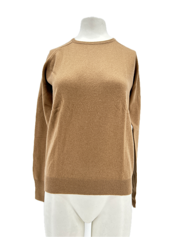 Pull en cachemire marron