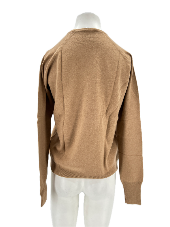 Pull en cachemire marron