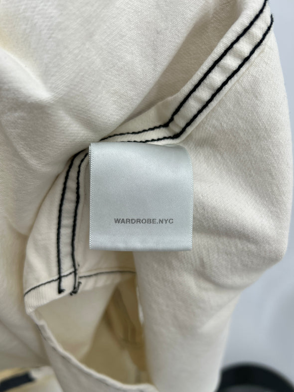 Veste en jean blanc