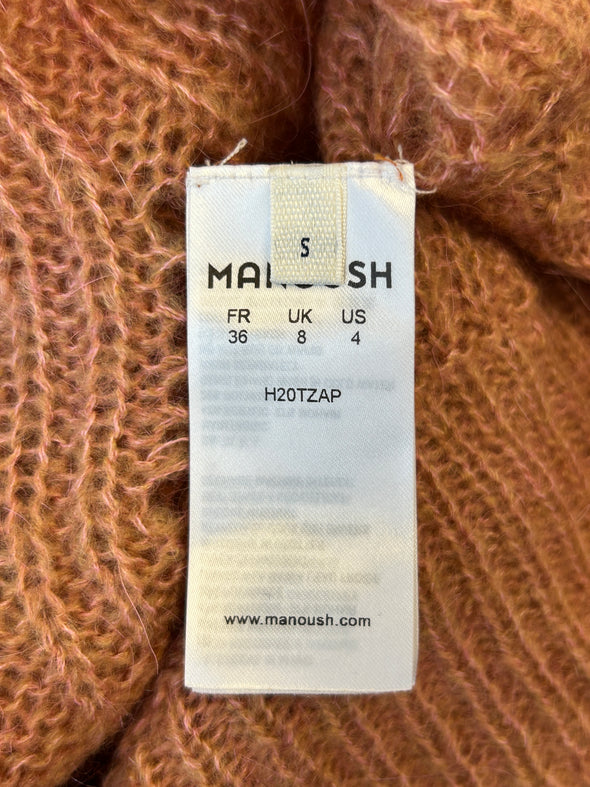 Pull en maille bicolore