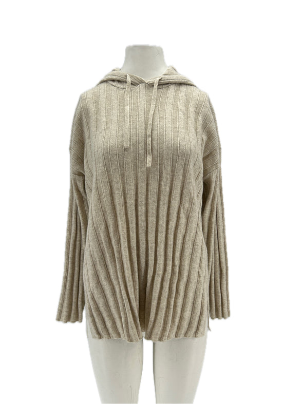 Pull à capuche en cachemire