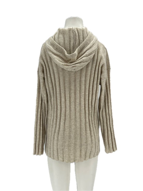 Pull à capuche en cachemire