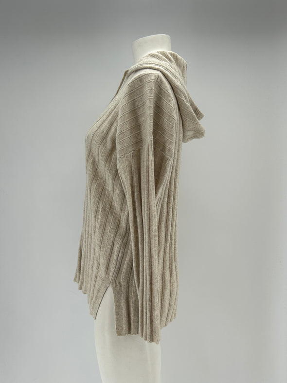 Pull à capuche en cachemire