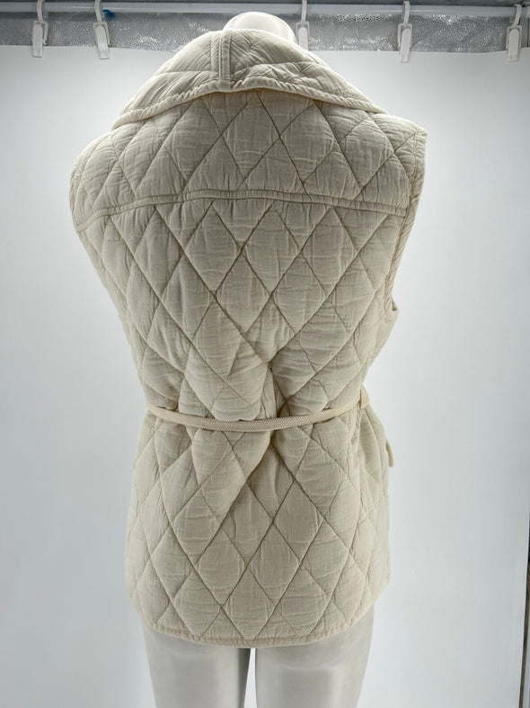 Veste sans manches blanche