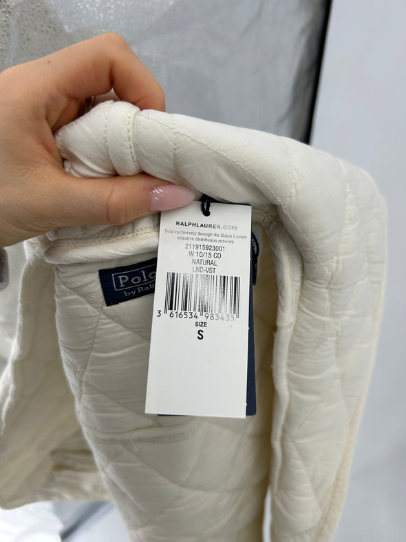 Veste sans manches blanche
