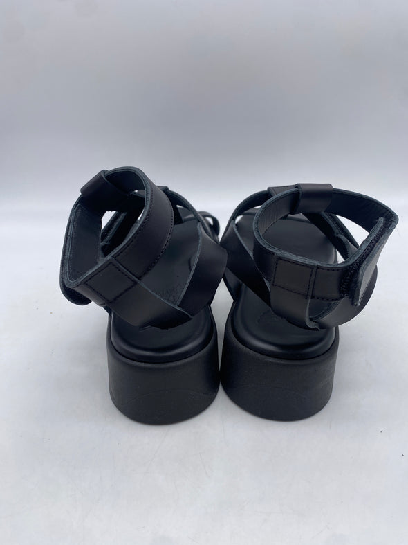 Sandales en cuir à plateformes