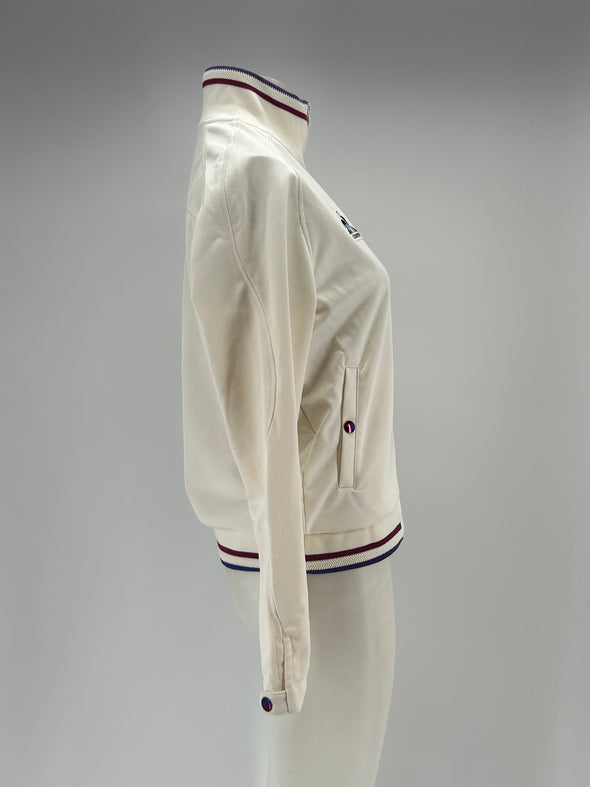 Veste à zip blanc